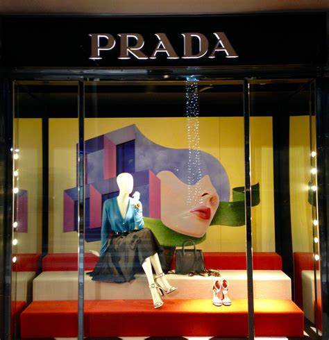 window shopping prada|prada store windows pictures.